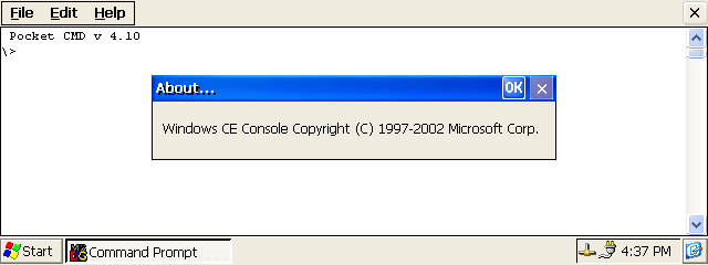Windows CE .net 4.1 New AYG Shell